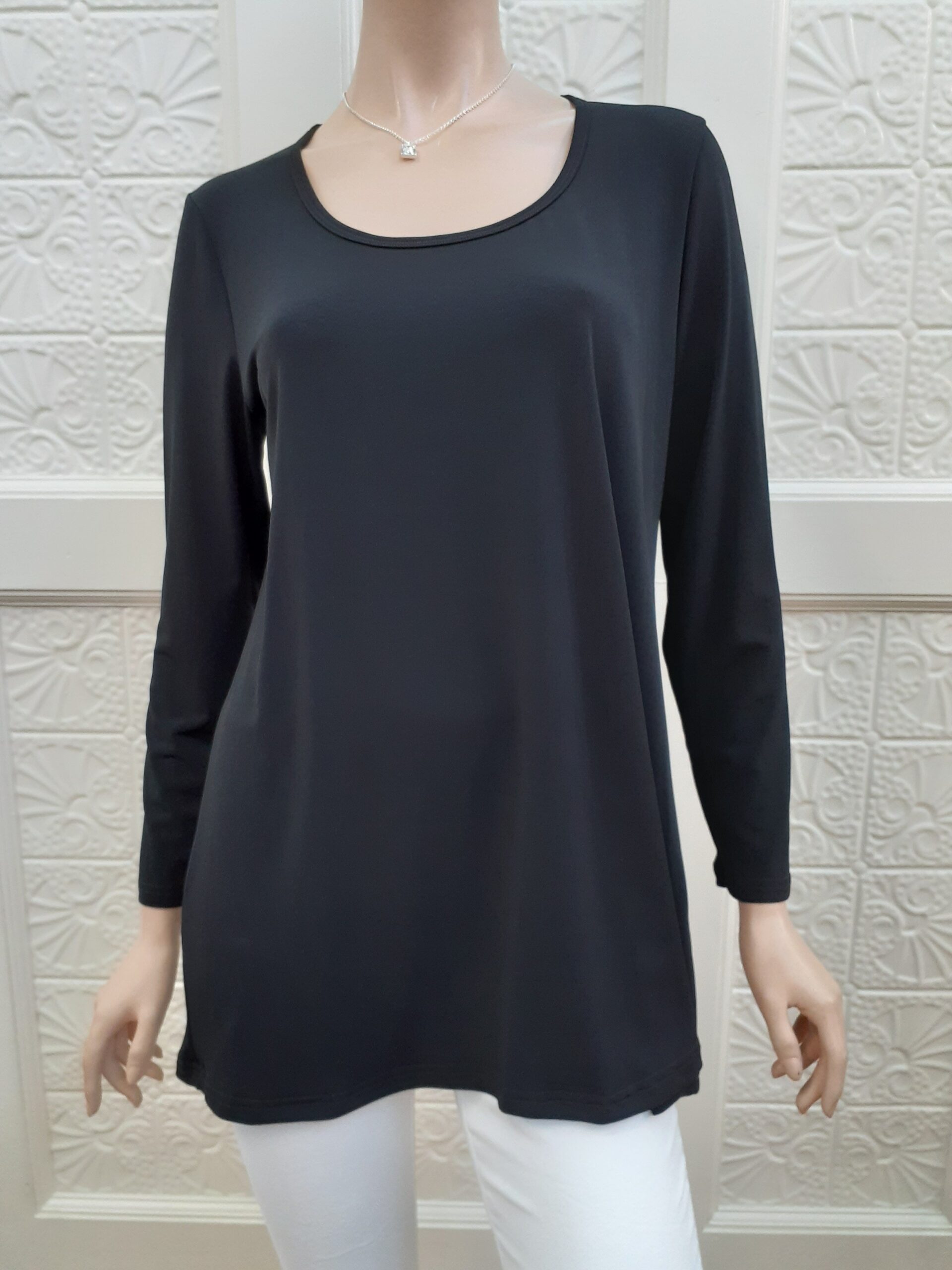 RTM long sleeve stretch top 3 colours - Lesleys of Gawler