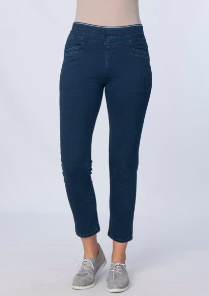 Just Love Women's Denim Jeggings With Pockets Comfortable Stretch Jeans  Leggings (Denim, X-Large)